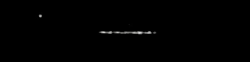 Processed fireball image