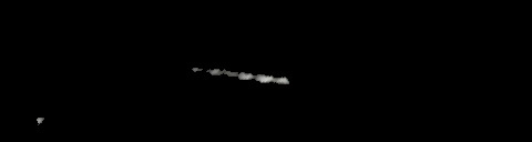 Processed fireball image