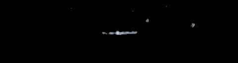 Processed fireball image