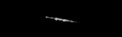 Processed fireball image