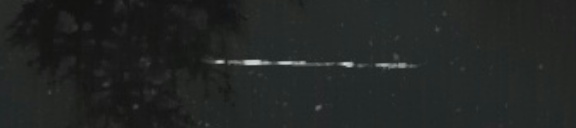 Unprocessed fireball image