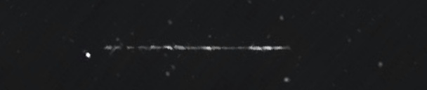 Unprocessed fireball image