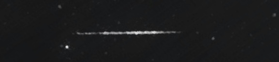 Unprocessed fireball image