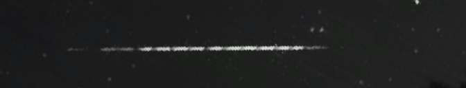 Unprocessed fireball image