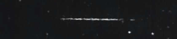 Unprocessed fireball image