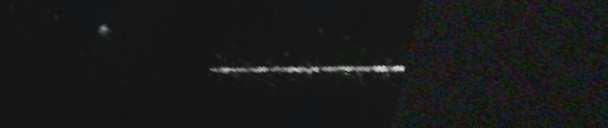 Unprocessed fireball image