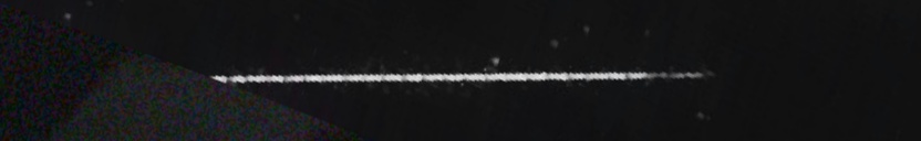 Unprocessed fireball image