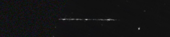 Unprocessed fireball image