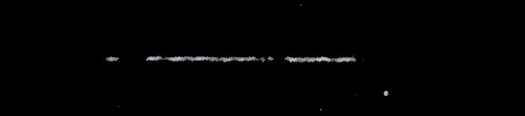 Processed fireball image