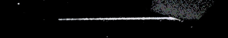 Processed fireball image