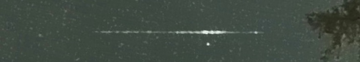 Unprocessed fireball image