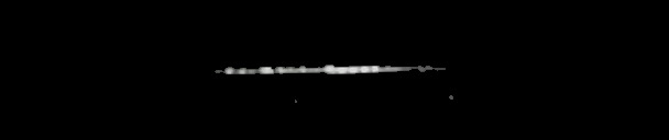 Processed fireball image