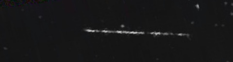 Unprocessed fireball image