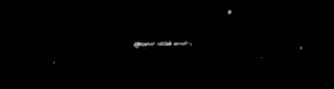 Processed fireball image