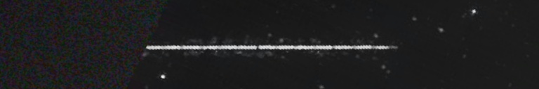 Unprocessed fireball image