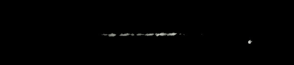 Processed fireball image