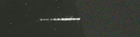 Unprocessed fireball image