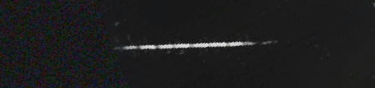 Unprocessed fireball image