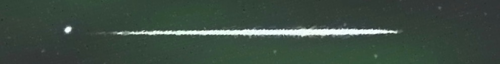 Unprocessed fireball image