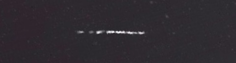 Unprocessed fireball image