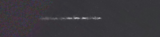 Unprocessed fireball image