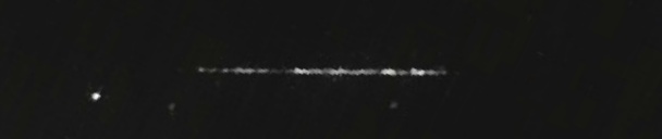 Unprocessed fireball image