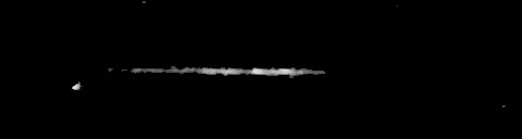 Processed fireball image