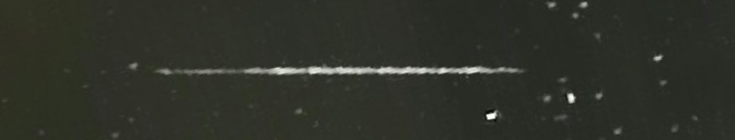 Unprocessed fireball image