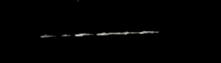 Processed fireball image