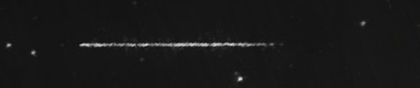 Unprocessed fireball image