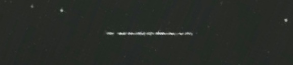 Unprocessed fireball image