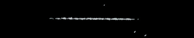 Processed fireball image