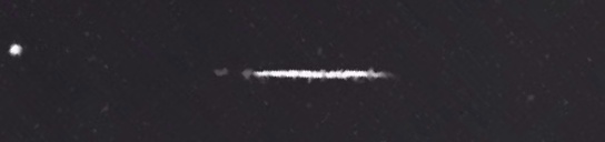 Unprocessed fireball image