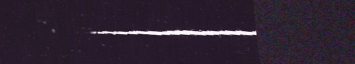 Unprocessed fireball image