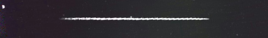 Unprocessed fireball image