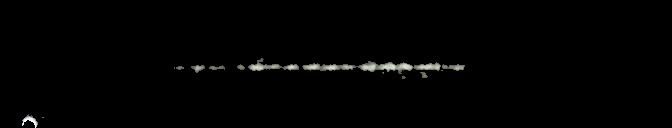 Processed fireball image