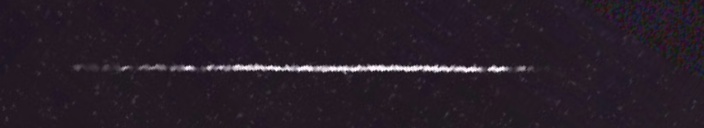 Unprocessed fireball image