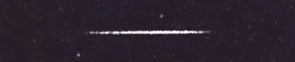 Unprocessed fireball image