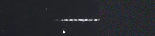 Unprocessed fireball image