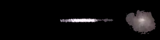 Processed fireball image