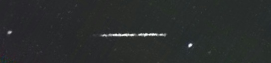 Unprocessed fireball image