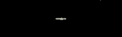 Processed fireball image