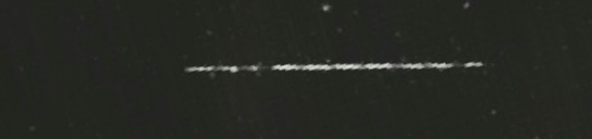 Unprocessed fireball image