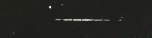 Unprocessed fireball image