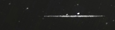 Unprocessed fireball image