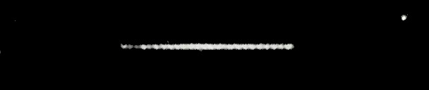 Processed fireball image