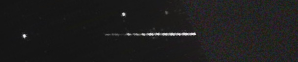 Unprocessed fireball image