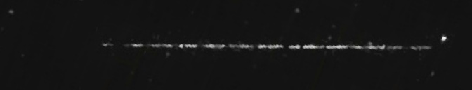 Unprocessed fireball image