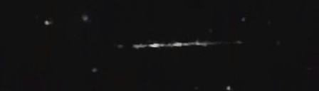 Unprocessed fireball image