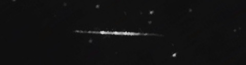 Unprocessed fireball image